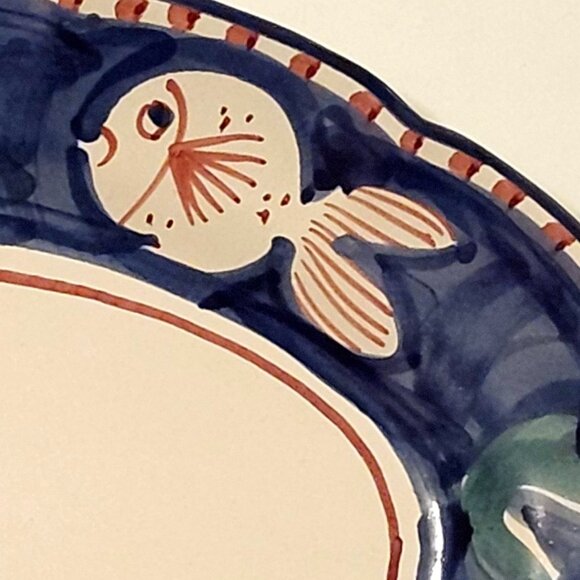 BEAUTIFUL LARGE Campagna Pesce Oval Platter Fish Platter - Picture 4 of 4